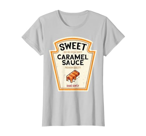 Halloween Shirts For Women Men Kids Boys Girls Halloween Caramel Sauce Funny Food Costume Women Men Kids T-Shirt - size chart