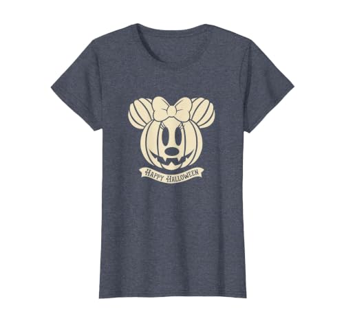 Disney Minnie Mouse Pumpkin Happy Halloween T-Shirt - size chart