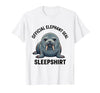 Mademark Official Elephant Seal Sleepshirt Cute Animal Humor T-Shirt - Men - size chart