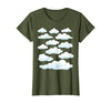 White Clouds Graphs White Clouds T-Shirt - size chart