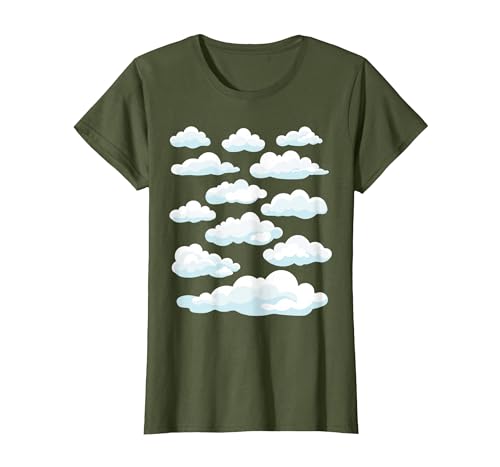 White Clouds Graphs White Clouds T-Shirt - size chart