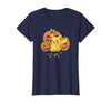 Pokémon Halloween Pikachu Cute Pumpkin Candy Corn T-Shirt - size chart