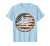 Mademark She Moves In Silence Shark Women Design T-Shirt - size chart