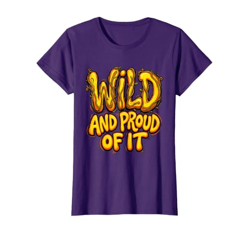 Mademark Wild and Proud of It Monkey Graphic Design T-Shirt - Women - size chart