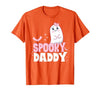 Spooky Family Cute Pink White Ghost Boo Halloween Spooky Daddy Family Cute Pink White Ghost Boo Halloween T-Shirt - size