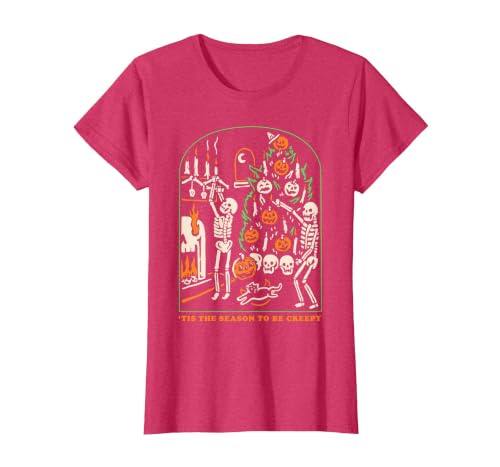 Halloween Creepy Season The Season to Be Creepy T-Shirt - size chart