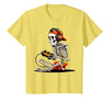 halloween skeleton shirts for teen boys men kids Halloween Skeleton Gamer Video Gaming Funny Gaming Skeleton T-Shirt - size