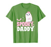 Spooky Family Cute Pink White Ghost Boo Halloween Spooky Daddy Family Cute Pink White Ghost Boo Halloween T-Shirt - size