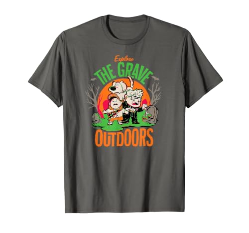 Disney Pixar Disney and Pixar’s Up Explore the Grave Outdoors Halloween T-Shirt - size chart