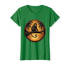 Mademark Monkey Silhouette Tropical Sunset Graphic T-Shirt - Women - size chart