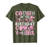 Birthday Girl CowGirl Family Matching Cousin of The Birthday Cow-Girl Rodeo Cow Girl Birthday T-Shirt - size chart