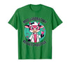 Mademark Moo Laboratory Results Positive Cow Design T-Shirt - size chart