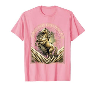 Mademark Horses Over Everything Equestrian Design T-Shirt - Men - size chart