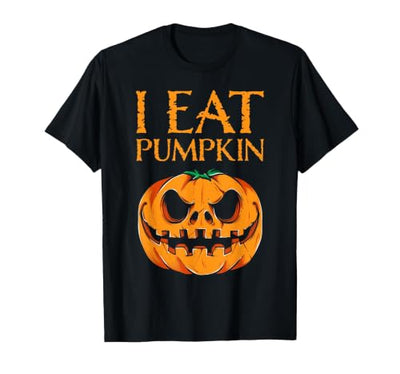 Halloween Couples Shirts I Eat Pumpkin Funny Peter Pumpkin Eater Couples Halloween T-Shirt