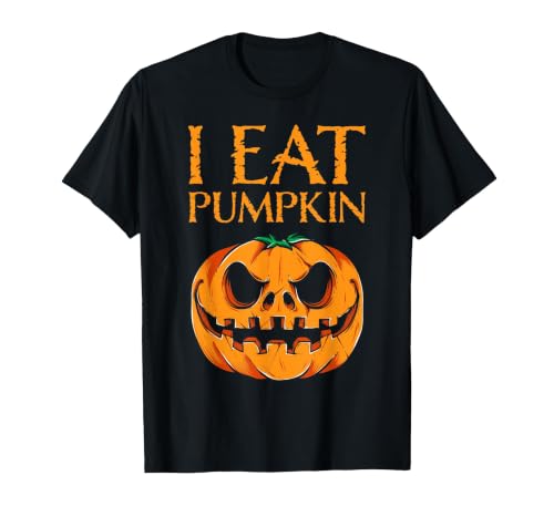 Halloween Couples Shirts I Eat Pumpkin Funny Peter Pumpkin Eater Couples Halloween T-Shirt - size chart