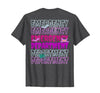 ER Nurse Halloween Pumpkin Emergency Department Spooky Emergency Department Ghost ER Nurse Halloween T-Shirt - size chart