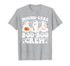 Wound Care Nurse Boo Boo Crew Halloween Wound Care Boo Boo Crew Nurse Funny Ghost Halloween Nurse T-Shirt - size chart