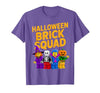 Family Master Builder Birthday Kids Toddler Gifts Halloween Brick Squad Costume Master Builder Blocks Building T-Shirt -