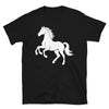 Generic Horse T-Shirt, Horse Silhouette Graphic Equestrian Horseback Riding #25D2 - Black