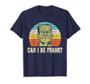 Can I Bee Frank Halloween Halloween Tee Can I be Frank? Funny Horror Frankenstein Tee T-Shirt - size chart
