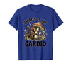 Mademark Chaos Is My Cardio Funny Monkey Design T-Shirt - Men - size chart
