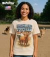 BABATEES Farm Animals Heavy Metal Tshirt for Men, Women & Farmers - 100% Natural Undyed Cotton - size chart