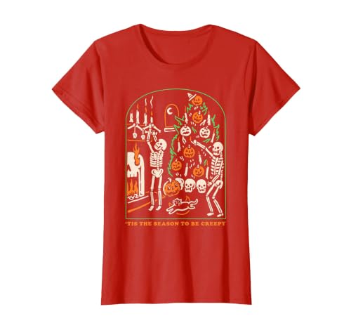 Halloween Creepy Season The Season to Be Creepy T-Shirt - size chart
