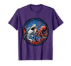 Mademark Shark vs Octopus Epic Underwater Showdown T-Shirt - size chart