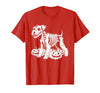 Miniature Schnauzer Lovers Halloween Dog Costume Miniature Schnauzer Skeleton Birthday Halloween Mens Womens T-Shirt - size