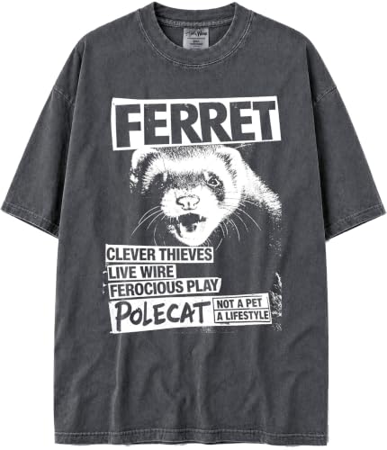 BABATEES U.S.A. MAX-Heavyweight Punk Rock Animals Shaka Wear Oversized 7.5oz Cotton Tshirt - size chart
