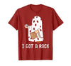 Funny Halloween Vibes Trick Or Treating I Got A Rock Funny Halloween Trick Or Treating Ghost T-Shirt - size chart