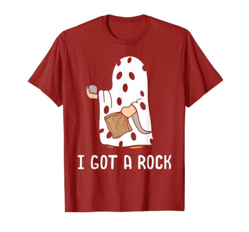 Funny Halloween Vibes Trick Or Treating I Got A Rock Funny Halloween Trick Or Treating Ghost T-Shirt - size chart