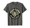 Mademark Head Clown Reporting For Duty Circus Monkey Design T-Shirt - Men - size chart