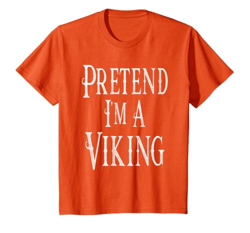 Fun and Easy Halloween Costume T-Shirts Pretend I'm A Viking - Easy Halloween Costume T-Shirt - size chart