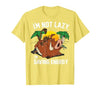 Disney Lion King Lazy Pumbaa Graphic T-Shirt T-Shirt - size chart