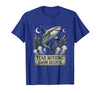 Mademark Fear Nothing Swim Deeper Shark Women Design T-Shirt - size chart
