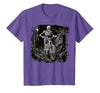Scary Cyclist Skeleton Gifts Cycling Skeleton Mountain MTB Bicycle Cyclist Skeleton T-Shirt - size chart