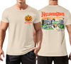 Ithalt Mens Halloween Shirt Halloweentown T Shirt Pumpkin Short Sleeve Top - size chart