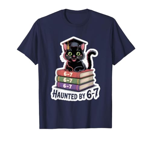 Halloween 6-7 Shirts, Costumes and Accessories Haunted by 6-7 Funny Halloween 6-7 Costume T-Shirt - size chart
