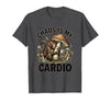 Mademark Chaos Is My Cardio Funny Monkey Design T-Shirt - Men - size chart