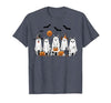Spooky Dog Lovers Haunted Halloween Designs Halloween Ghost Dogs Pumpkin Candy Party Costume T-Shirt - size chart