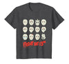 Friday The 13th Halloween Design Masks T-Shirt - size chart