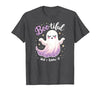 Mademark Ghost & Spirits - Ghost (99 Problems All) T-Shirt - size chart