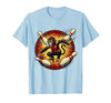 Mademark Pin Monkey Dodging Flying Pins Bowling Graphic T-Shirt - Men - size chart