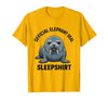 Mademark Official Elephant Seal Sleepshirt Cute Animal Humor T-Shirt - Men - size chart