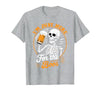 Boos Halloween Costume Cute skeleton I'm Just Here for The Boos Halloween Costume Skeleton Cute T-Shirt - size chart