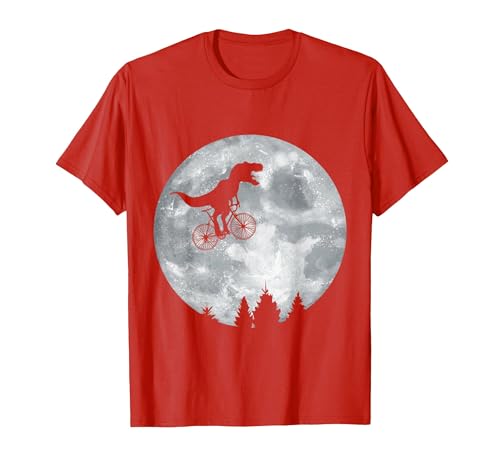 Check out my other Dinosaur T-shirts Dino Trex Riding Moon Bike Halloween Lunar Cycling T-Shirt - size chart