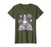 Mademark Fluent In Nonsense Alice in Wonderland Design T-Shirt - size chart