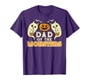 Mens Halloween Shirts For Dad Daddy Papa Men Halloween Dad of Monsters Funny Family Costume Papa Daddy T-Shirt - size chart