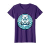Mademark Polar Bear Lone Ice Floe Arctic Drift Design T-Shirt - size chart